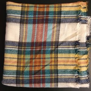 Steve Madden Plaid Scarf